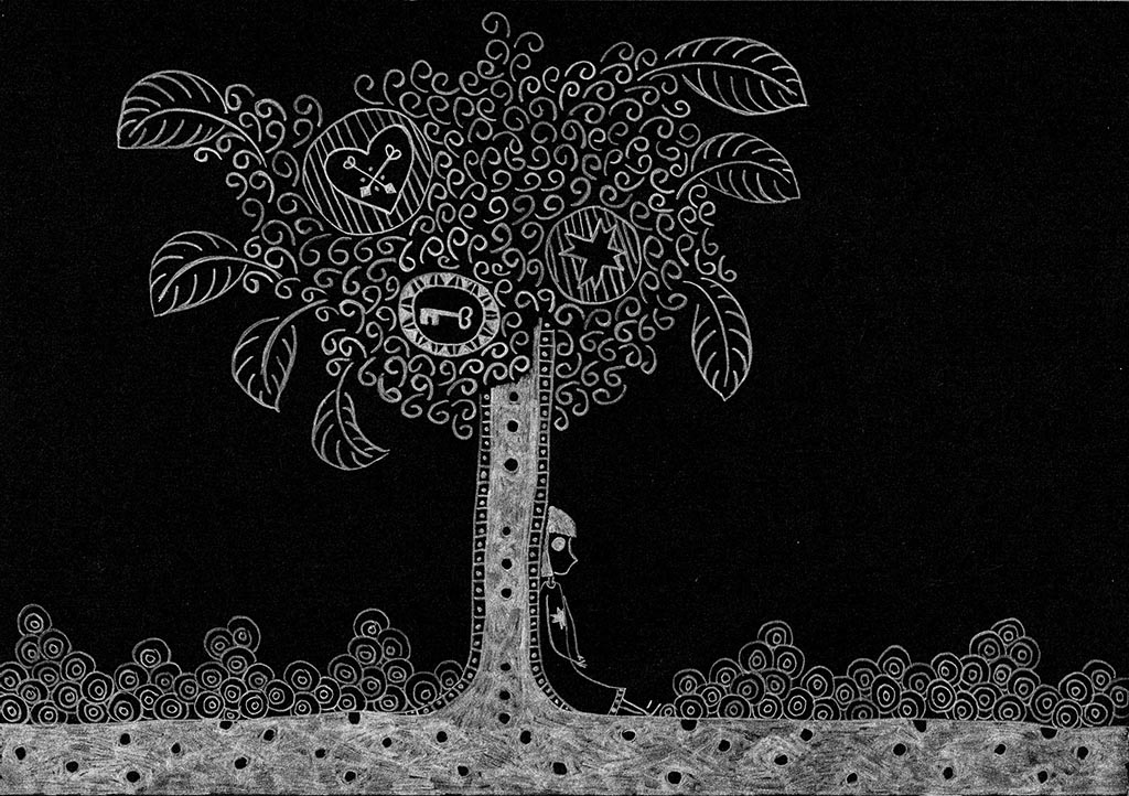 One simple tree .. tells a stories ..