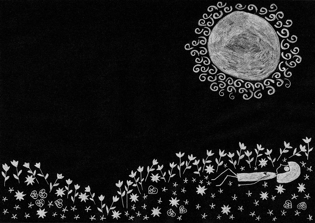 When Moon raise ... and sees that there is not another Moon