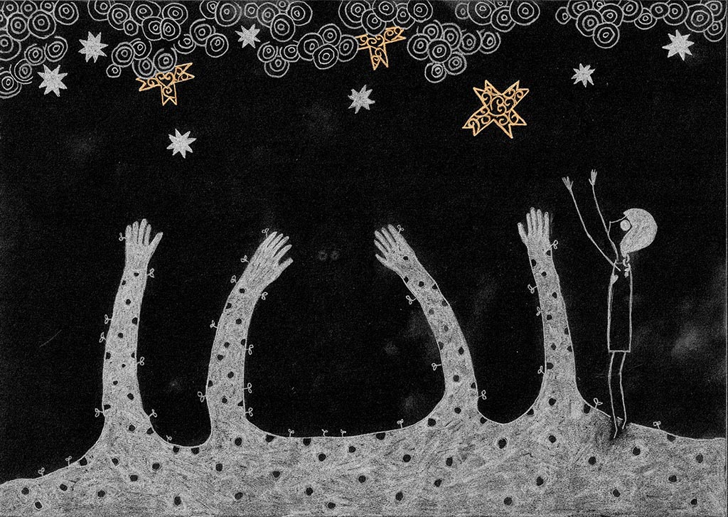 Sometimes is the sky too high to reach him ..