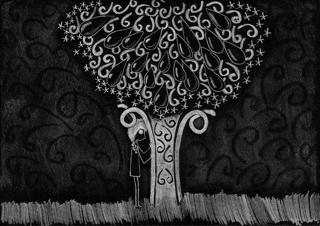 When your tears to grow a tree ..