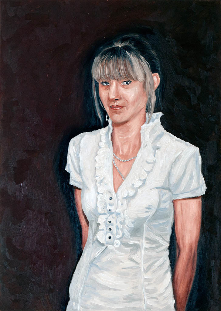 Girl in white. Tauno Erik