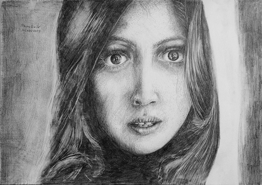 The truthThe truth. Drawing on paper. Tauno Erik