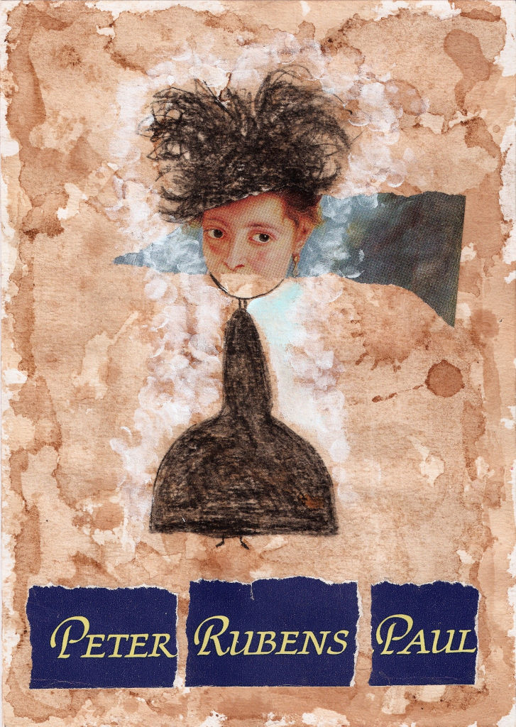Peter Rubens Paul. Collage on paper. Tauno Erik