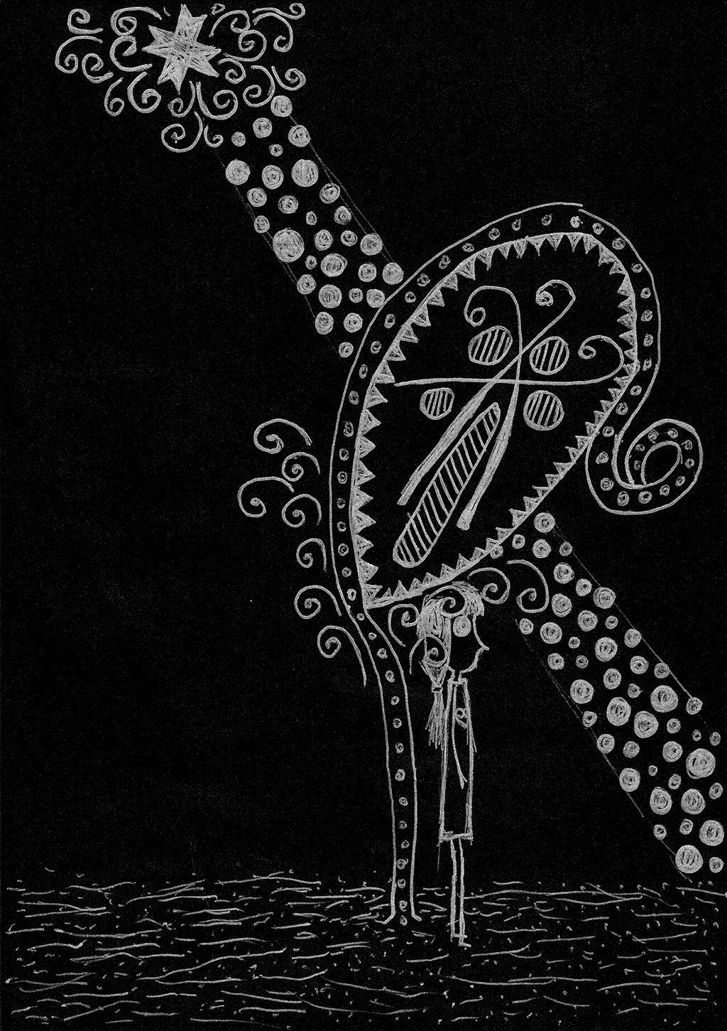 Still there is a beam of light 