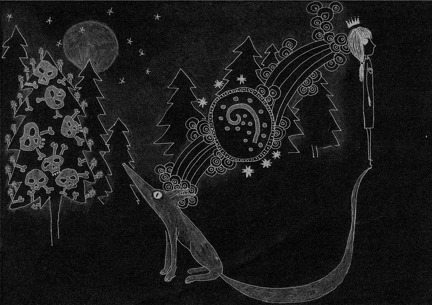 Is it possible like a moonlight rainbow ... ?