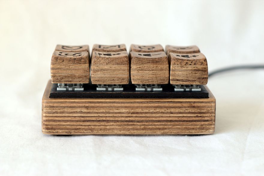 Custom Wooden Mechanical Keyboard - Tauno Erik