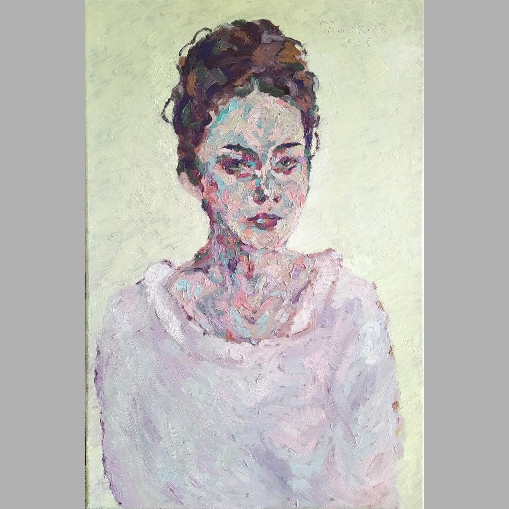 Portarit of a young woman. Tauno Erik 2021