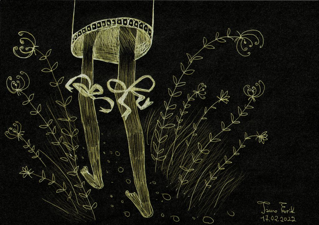 Can one ever walk quietly enough 2? Tauno Erik, 2022