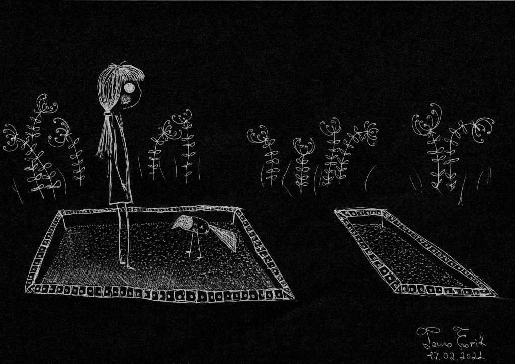 Can one ever walk quietly enough 1? Tauno Erik, 2022