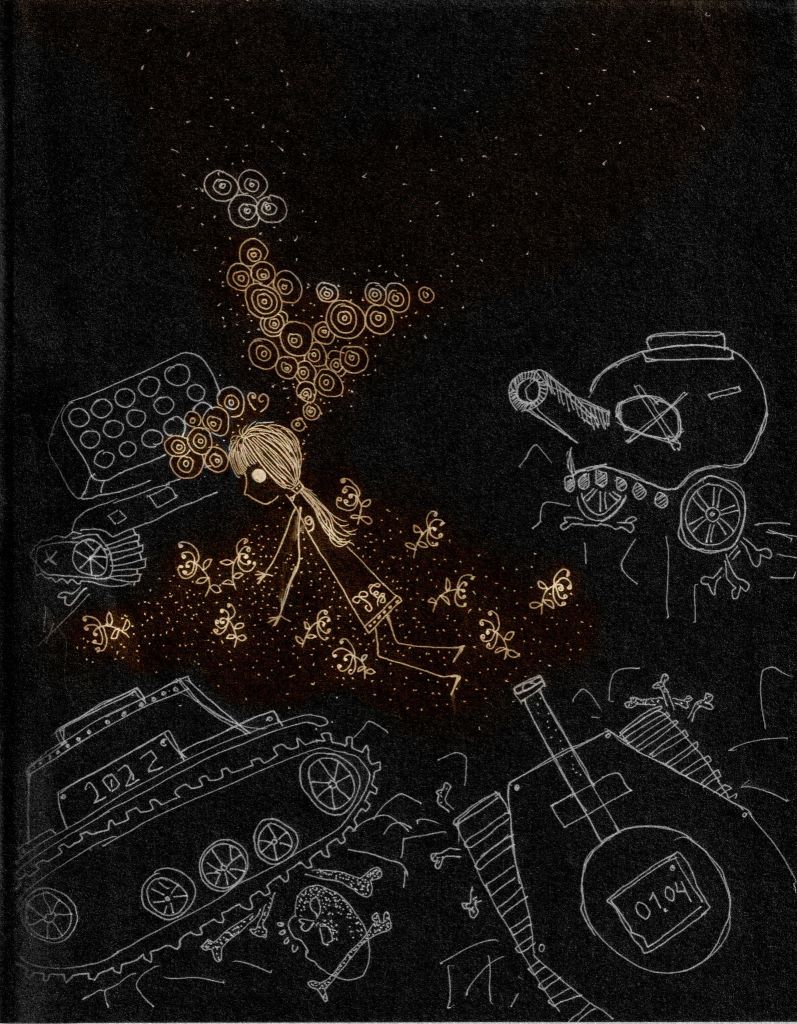 Golden flowers, 2022, Tauno Erik