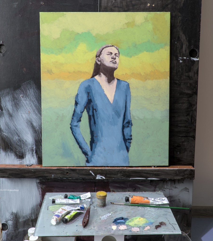 Rahu, Oilpainting, Tauno Erik, 2023