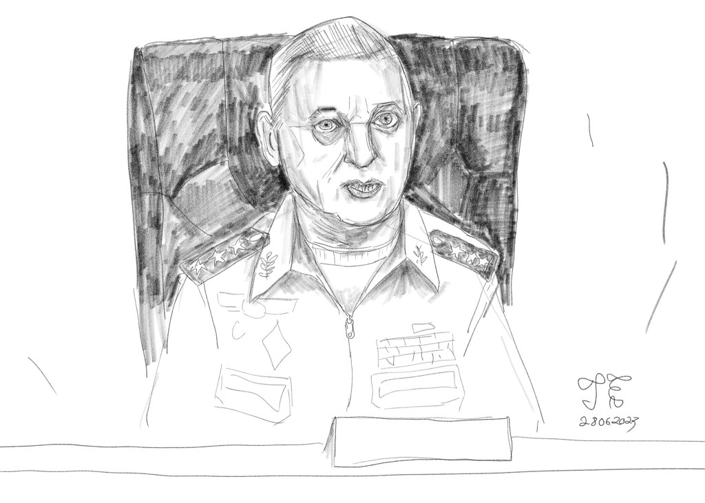 Mikhail Mizintsev Sketch, Tauno Erik, 2023