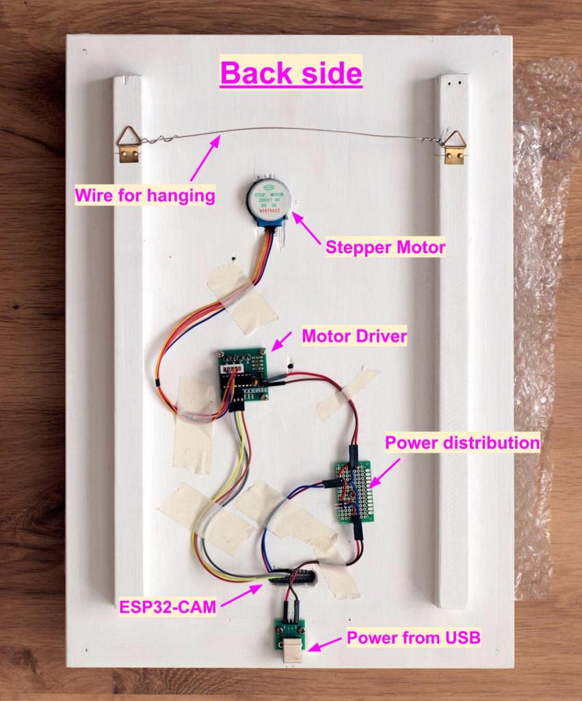 Tauno Erik Person detector electronic sculpture Back side