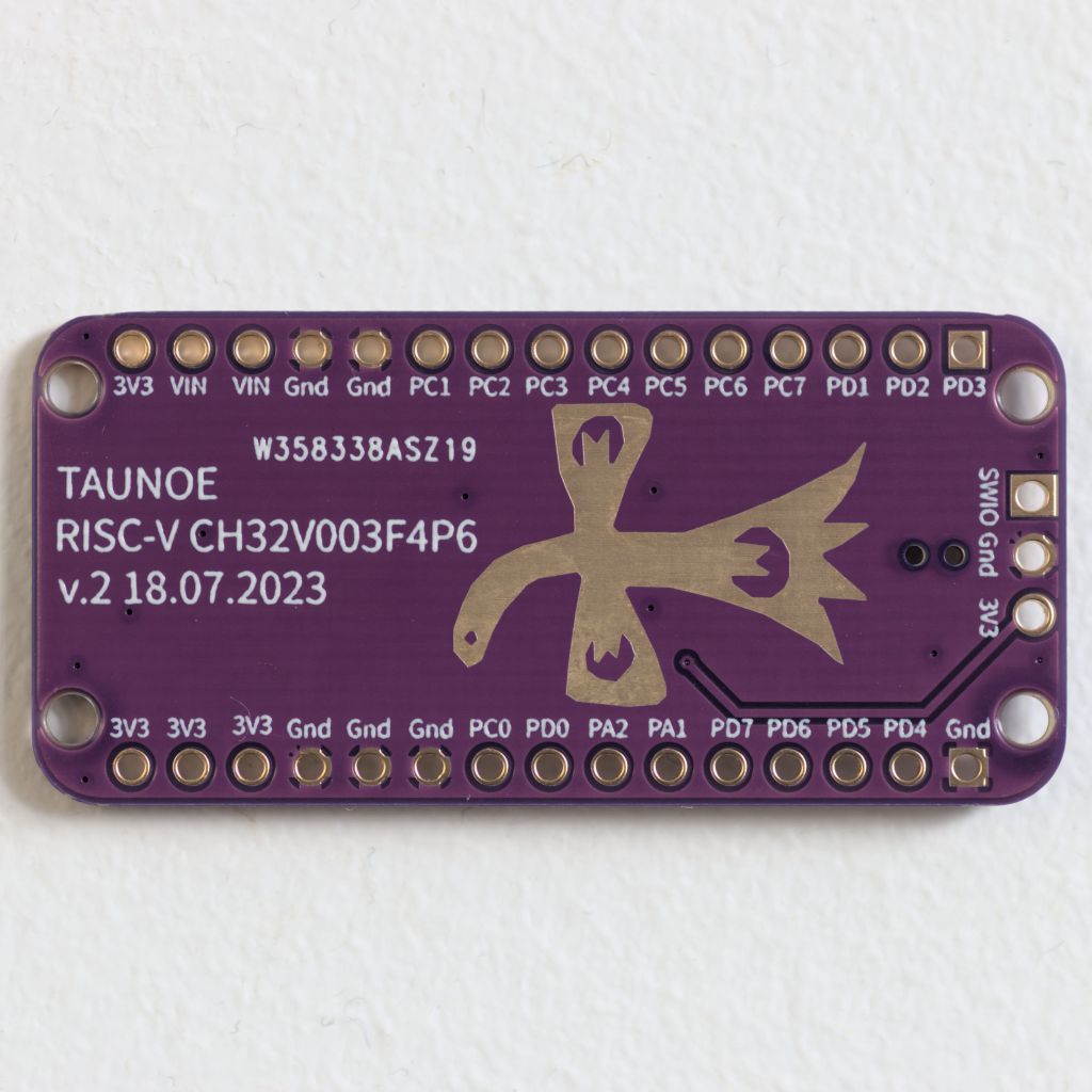 Tauno Erik RISC-V CH32V003F4P6