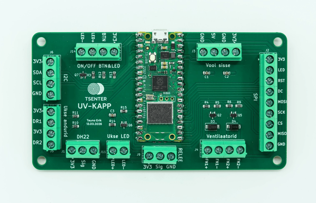 New PCB for the next prototype.
